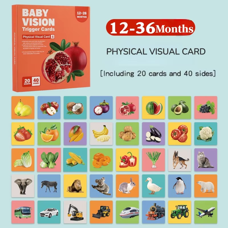 Baby Focus Flash Cards High Contrast