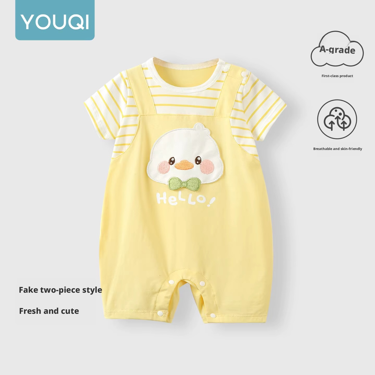 TinyComfort Soft Summer Baby Romper