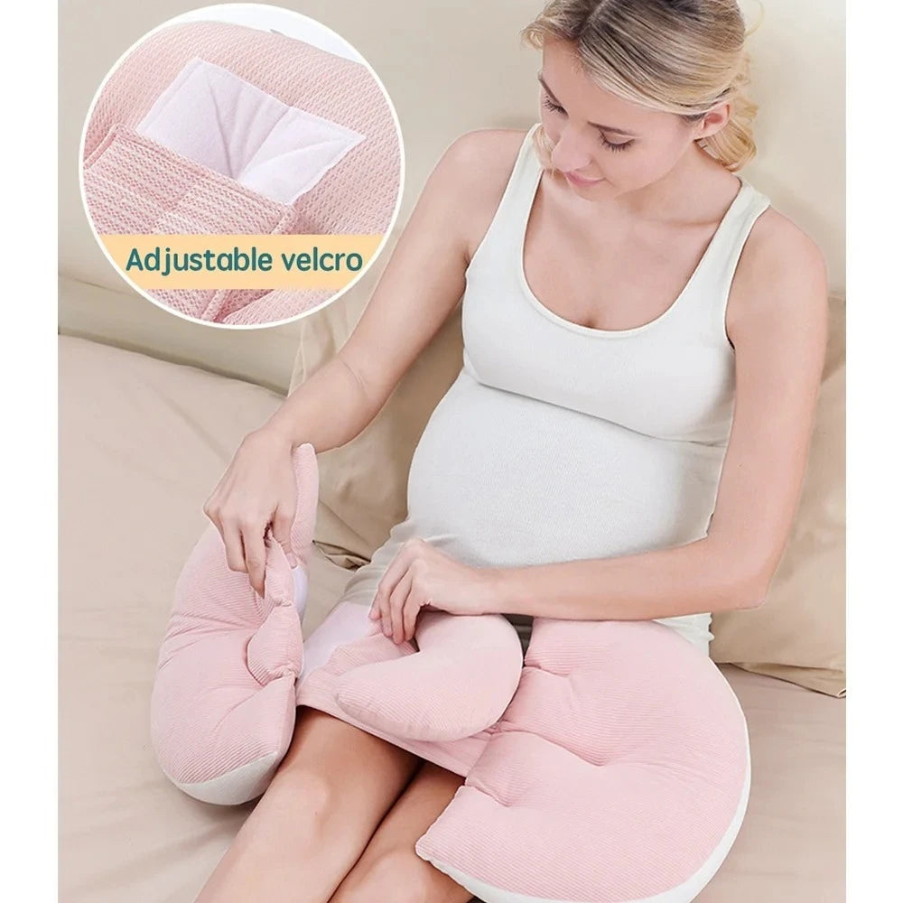 ComfortNest Pregnancy Support Pillow – Full Body Maternity Sleep Cushion