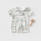 Cozy Striped Baby Romper Onesie
