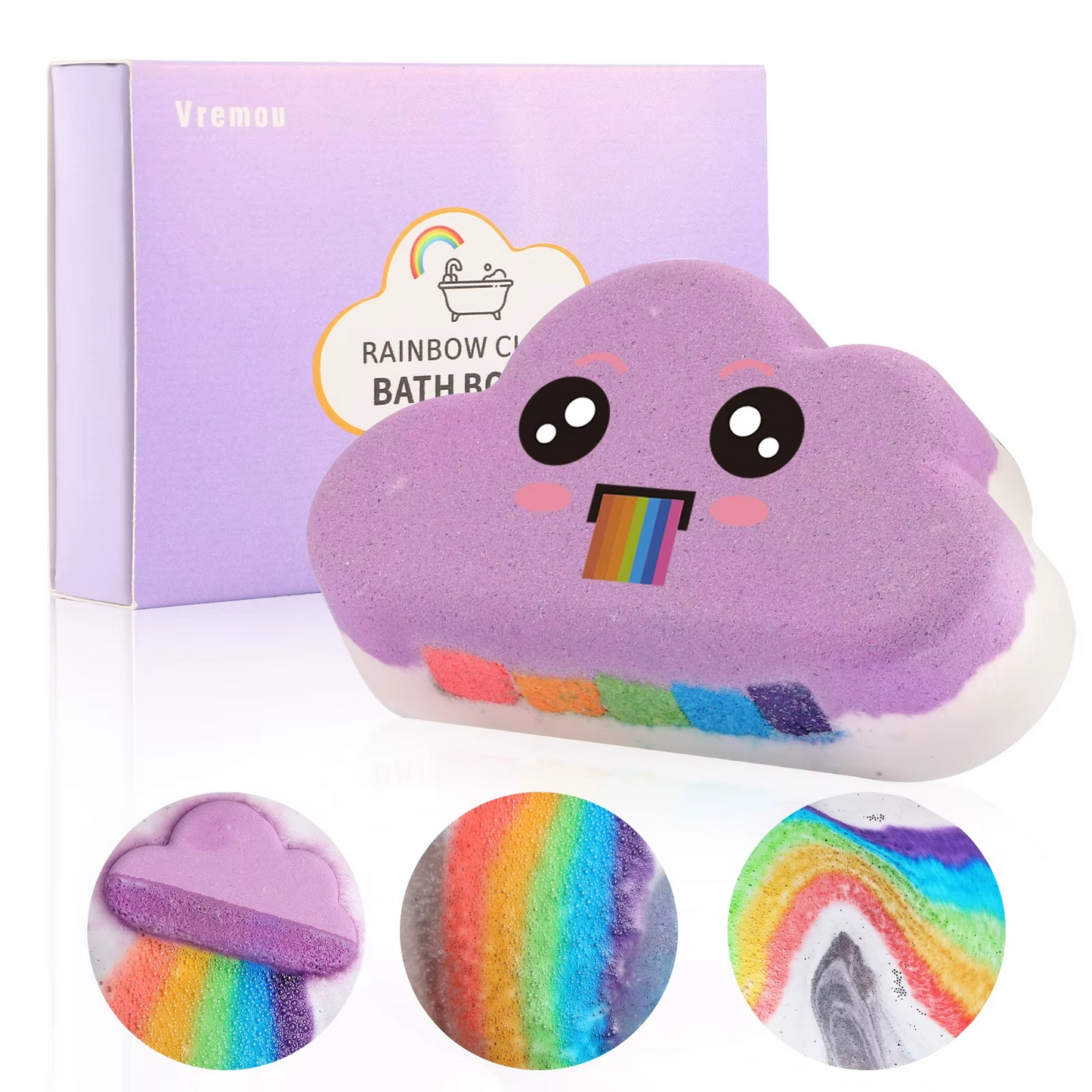 Rainbow Relax Bath Bomb Kit