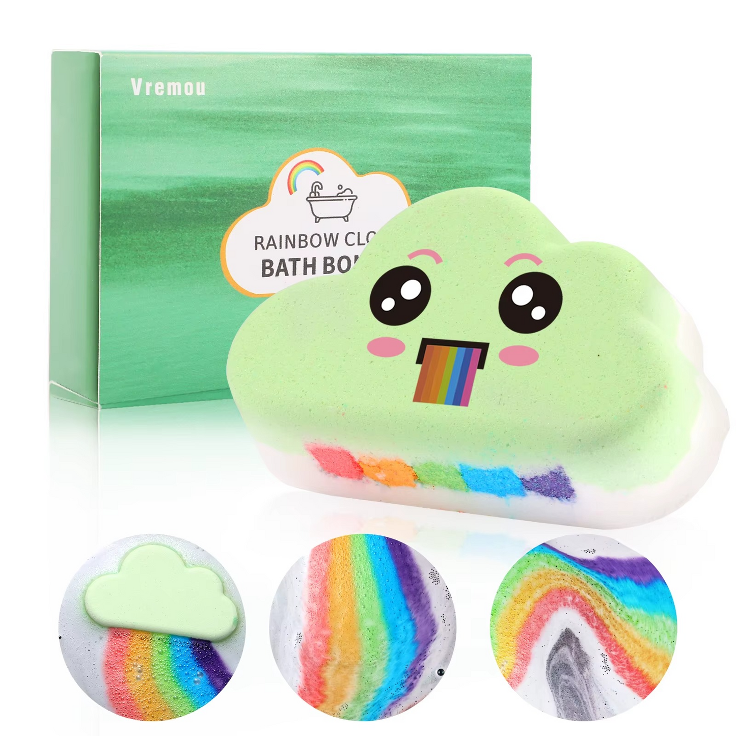 Rainbow Relax Bath Bomb Kit
