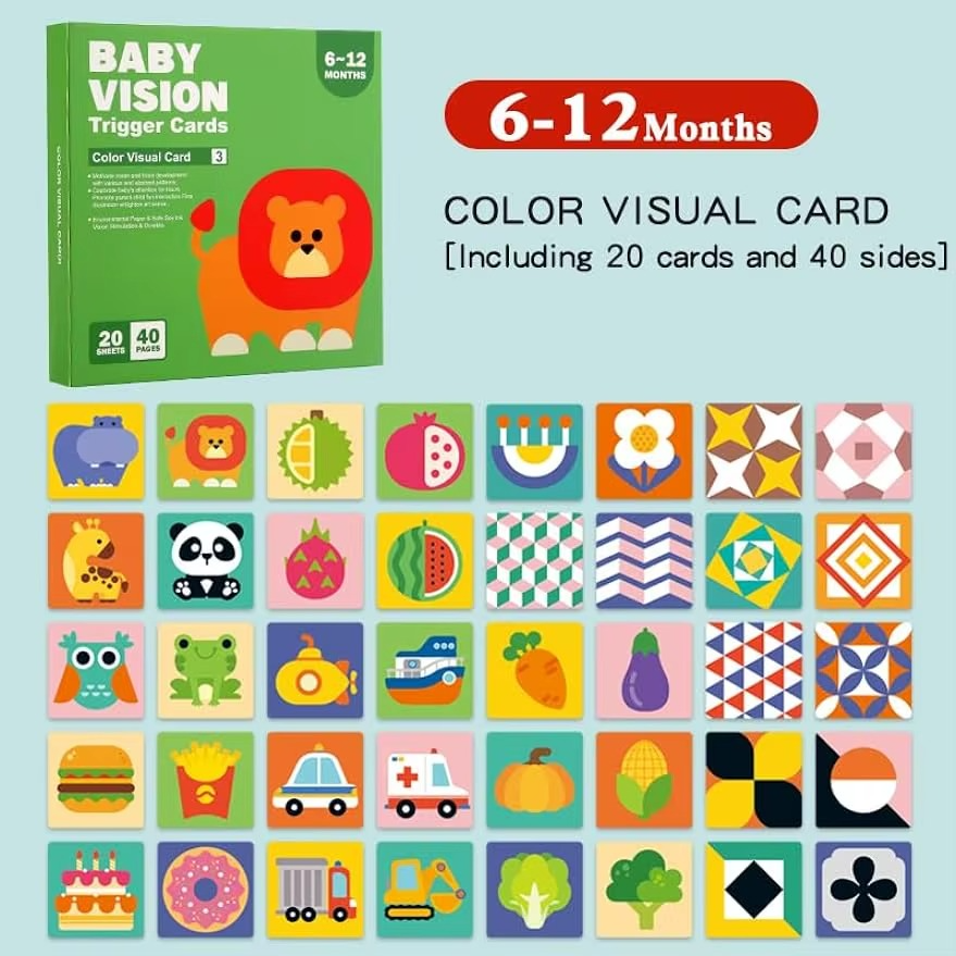 Baby Focus Flash Cards High Contrast