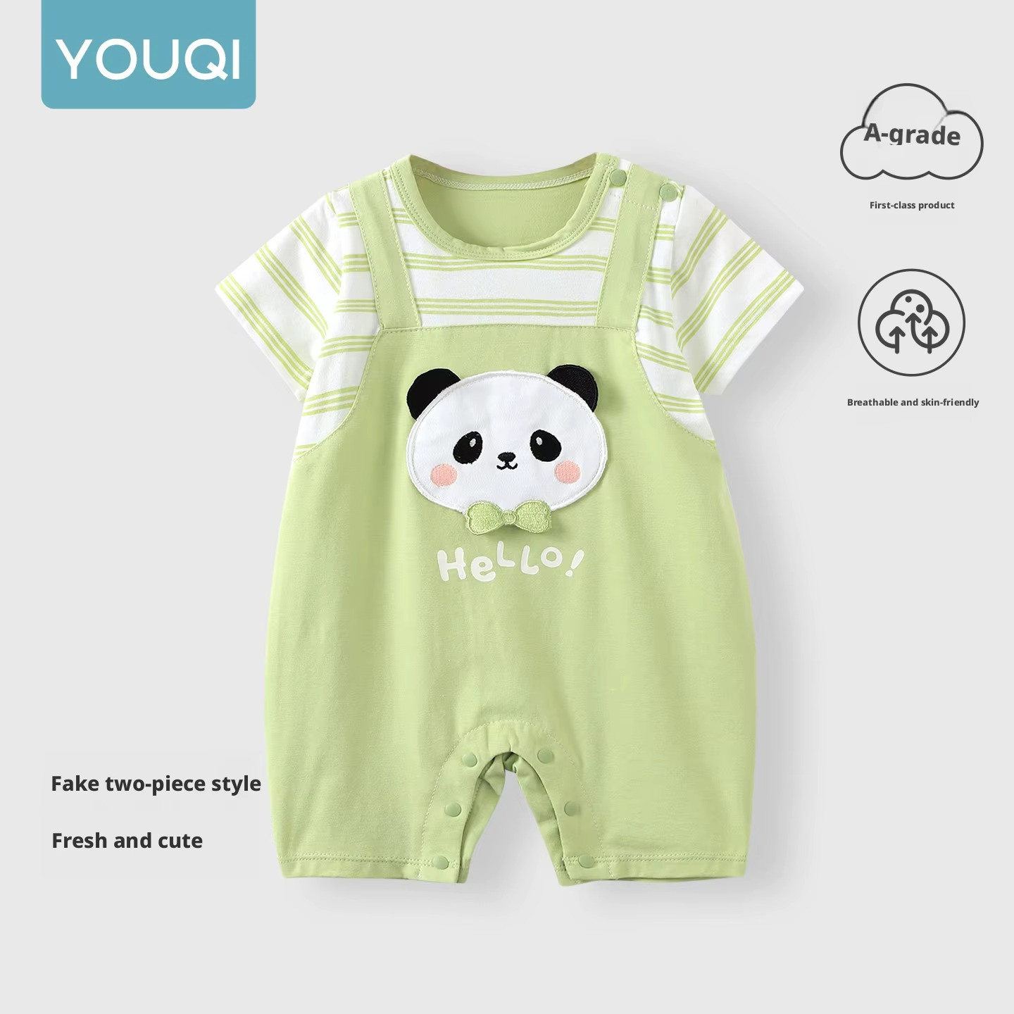 TinyComfort Soft Summer Baby Romper