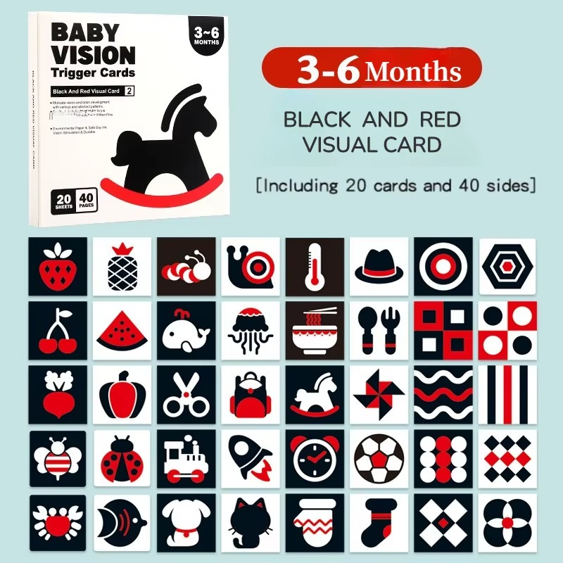 Baby Focus Flash Cards High Contrast