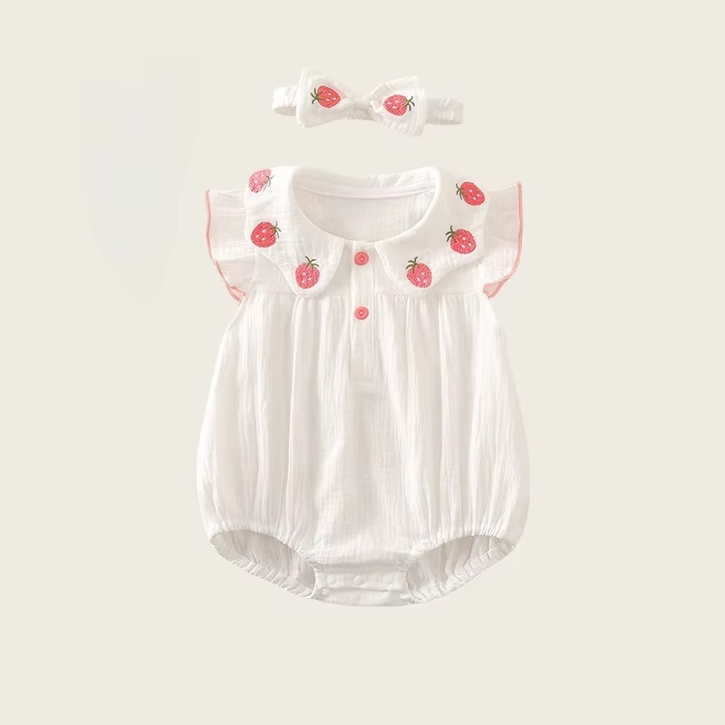Strawberry Sweet Baby Romper Gift