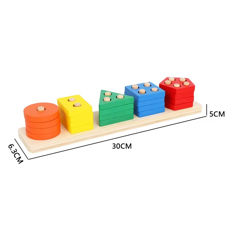 Timber Tots Montessori Stack Set