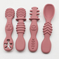 SoftGrip Silicone Baby Spoon Set