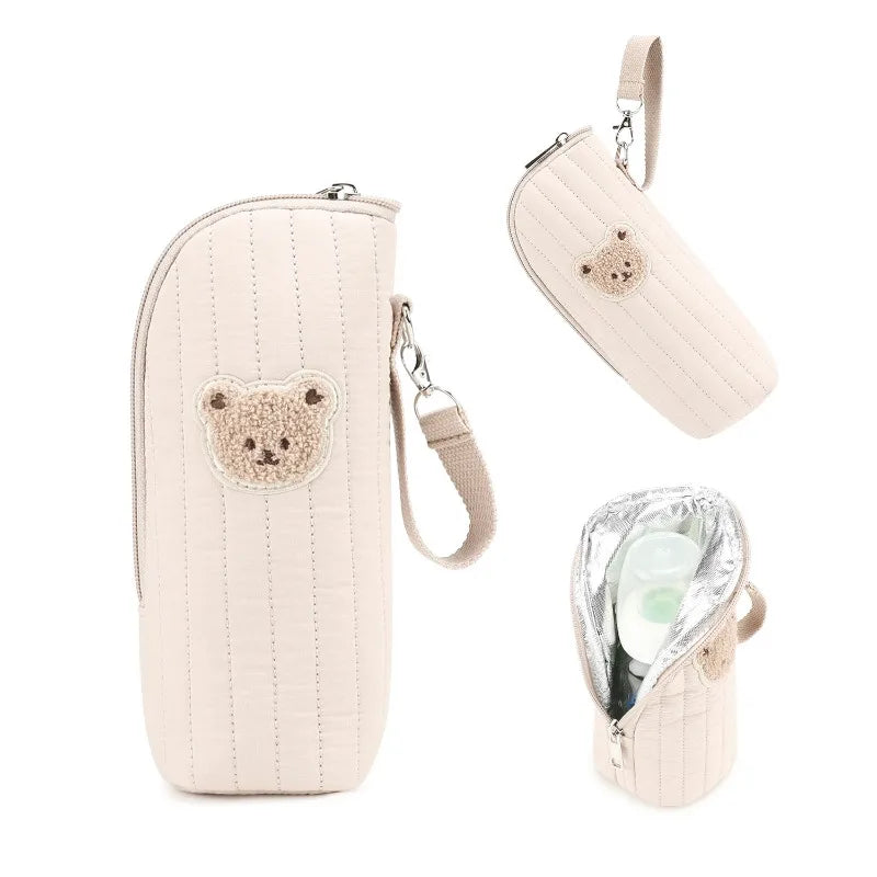 Cuddly Bear Bottle Tote Bag