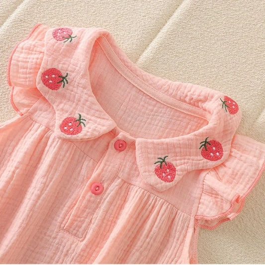 Strawberry Sweet Baby Romper Gift
