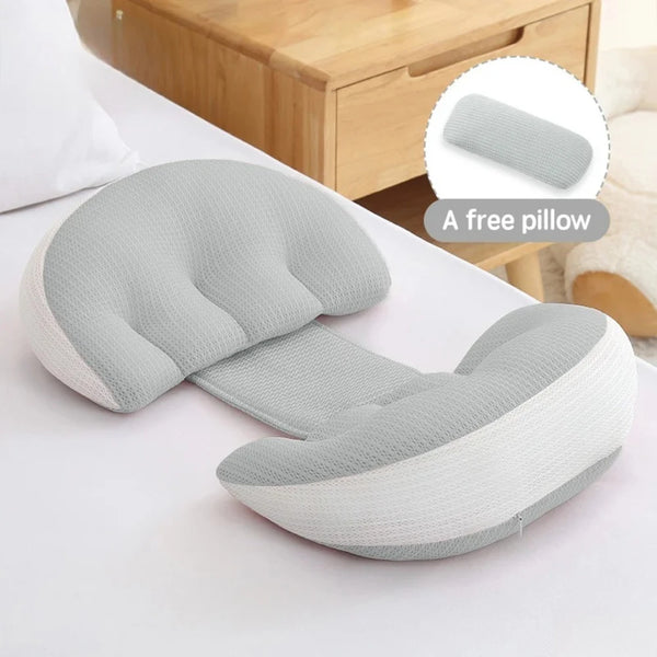 ComfortNest Pregnancy Support Pillow – Full Body Maternity Sleep Cushion