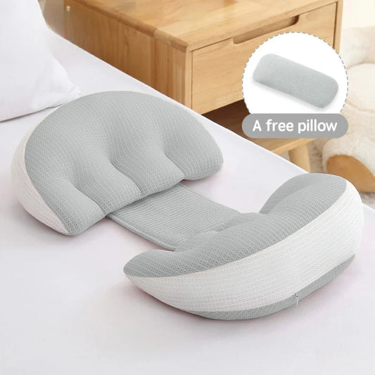 ComfortNest Pregnancy Support Pillow – Full Body Maternity Sleep Cushion