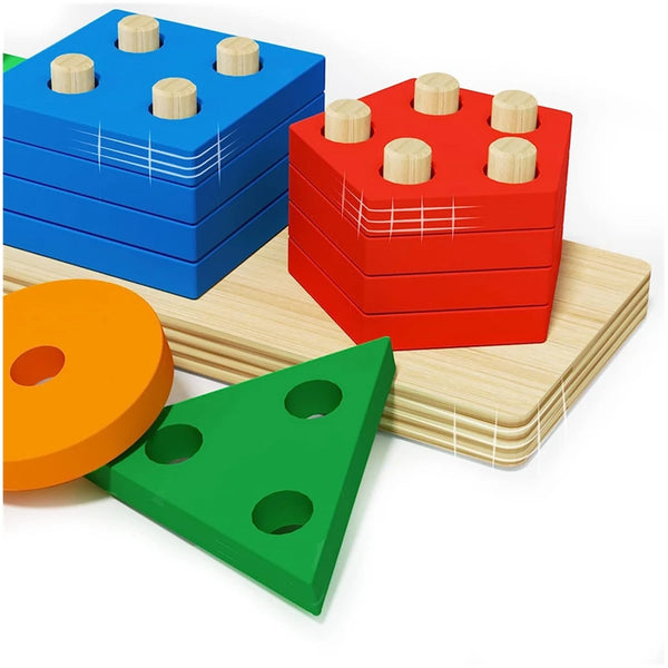 Timber Tots Montessori Stack Set