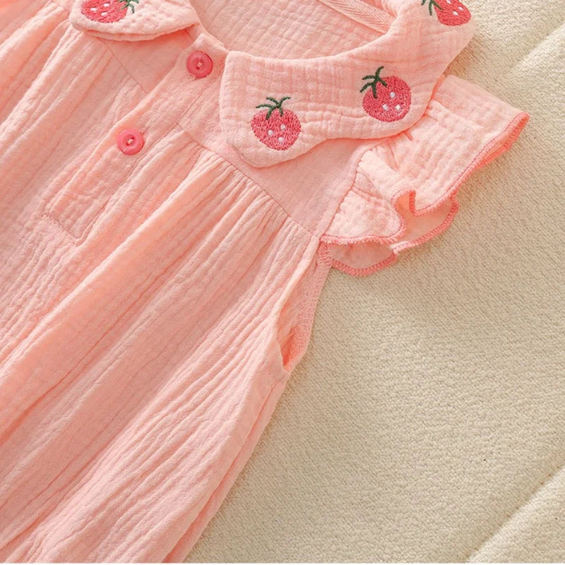 Strawberry Sweet Baby Romper Gift