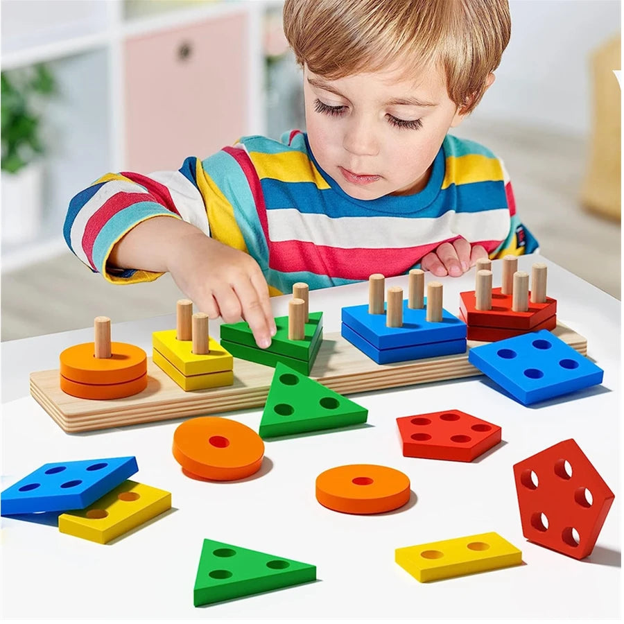 Timber Tots Montessori Stack Set