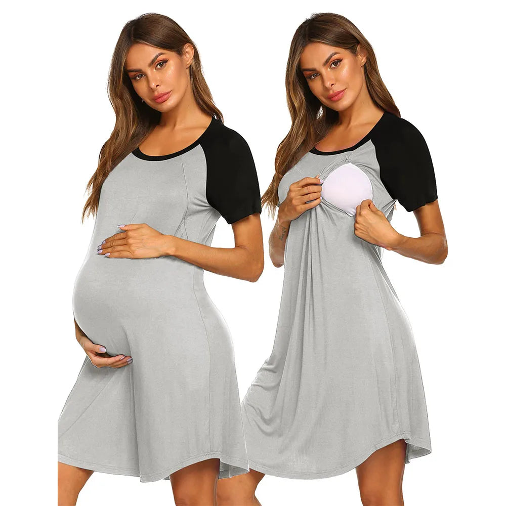 EasyCare Summer Nursing Nightgown Comfort