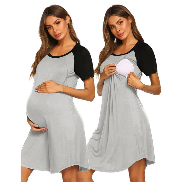 EasyCare Summer Nursing Nightgown Comfort