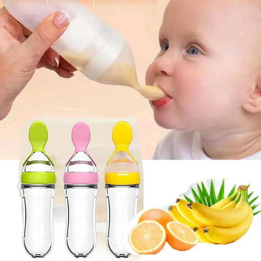 Squeeze Spoon Baby Feeder
