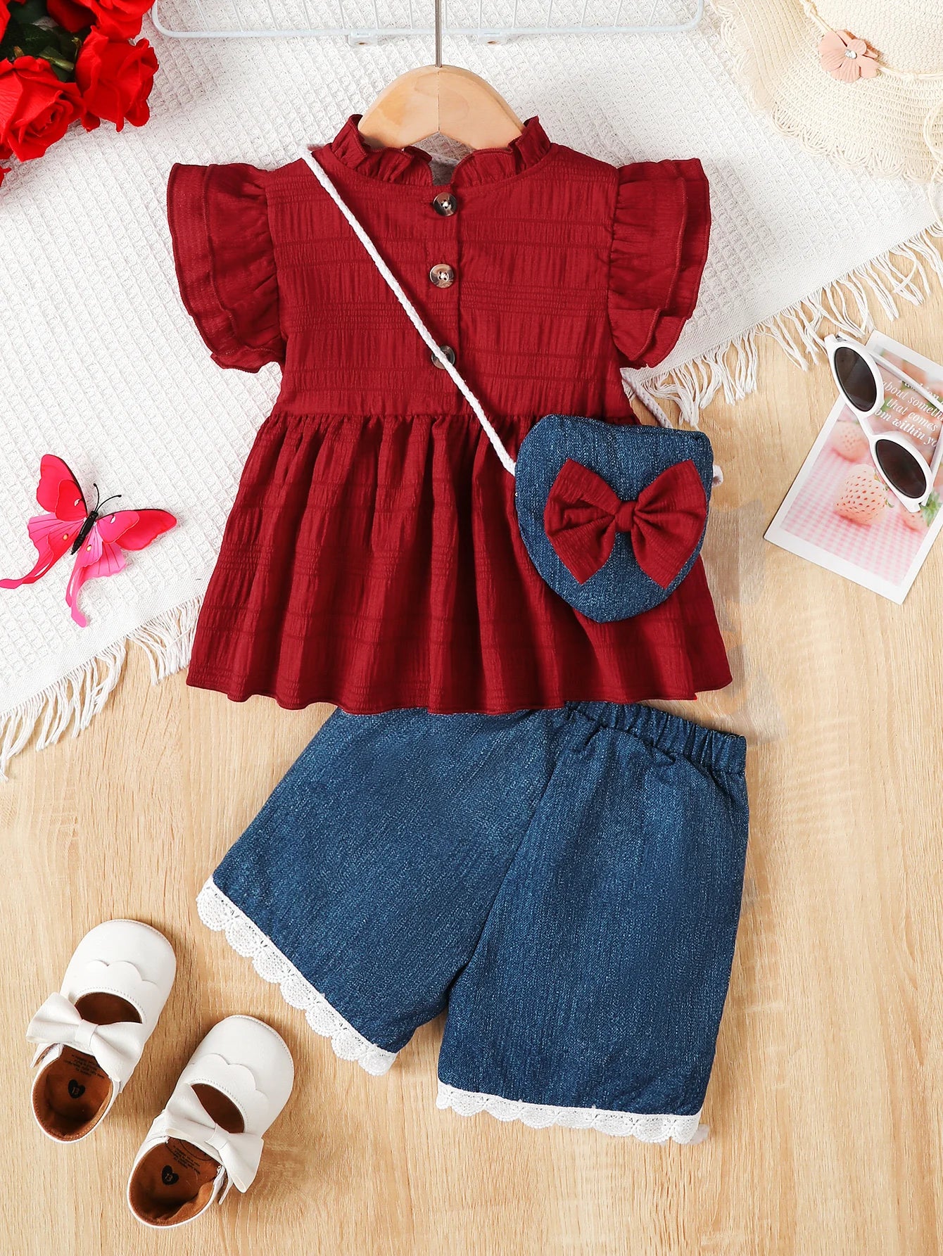 Sunny Playtime Ruffle Outfit Set
