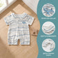 Cozy Striped Baby Romper Onesie