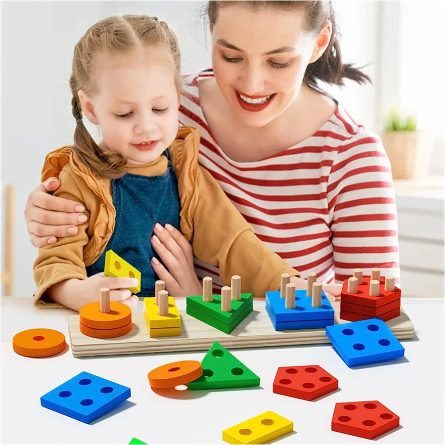 Timber Tots Montessori Stack Set