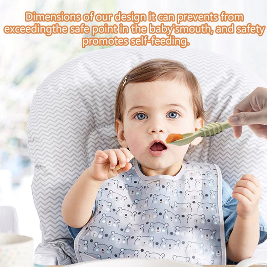 SoftGrip Silicone Baby Spoon Set