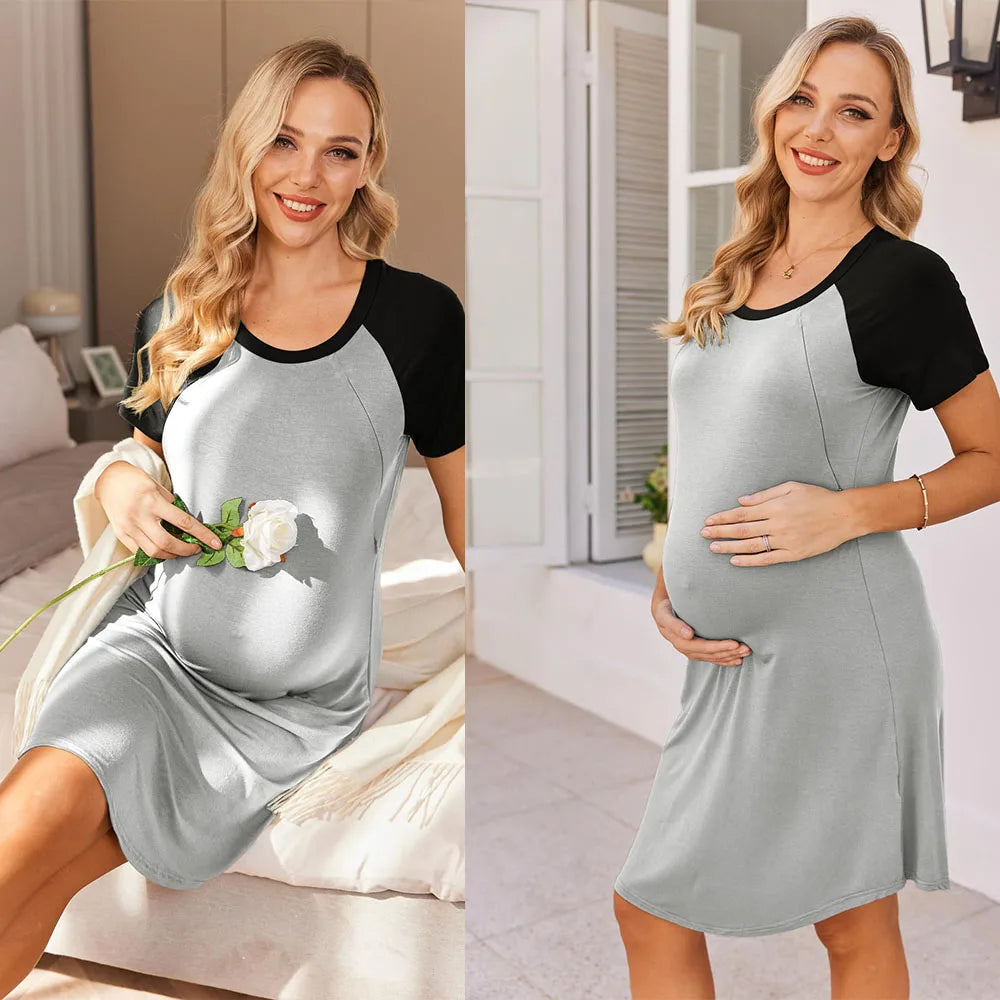 EasyCare Summer Nursing Nightgown Comfort