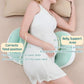 ComfortNest Pregnancy Support Pillow – Full Body Maternity Sleep Cushion
