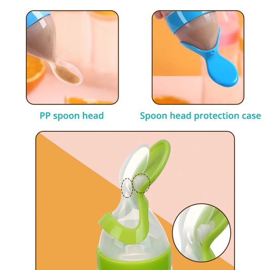Squeeze Spoon Baby Feeder