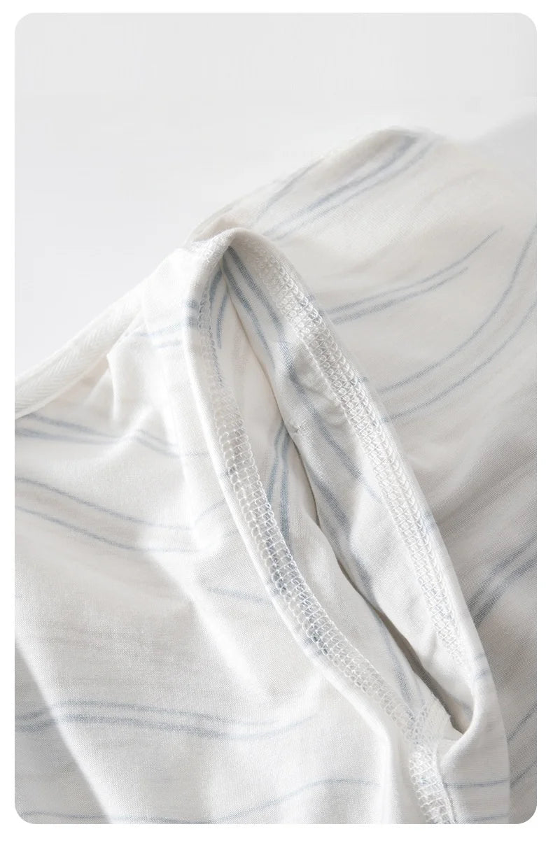 Cozy Striped Baby Romper Onesie