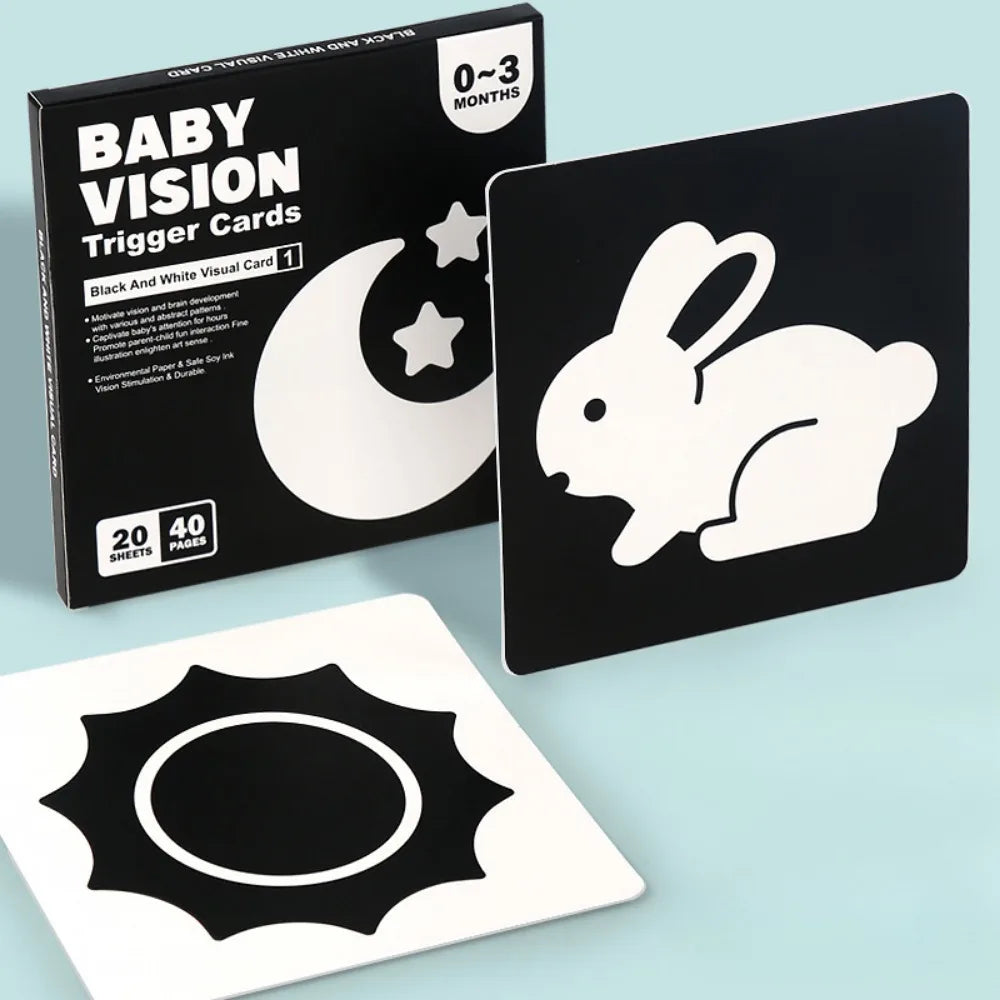 Baby Focus Flash Cards High Contrast