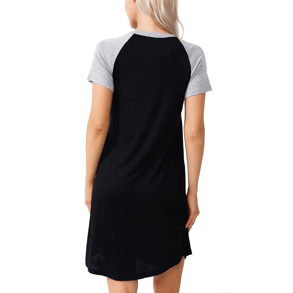 EasyCare Summer Nursing Nightgown Comfort
