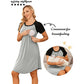 EasyCare Summer Nursing Nightgown Comfort