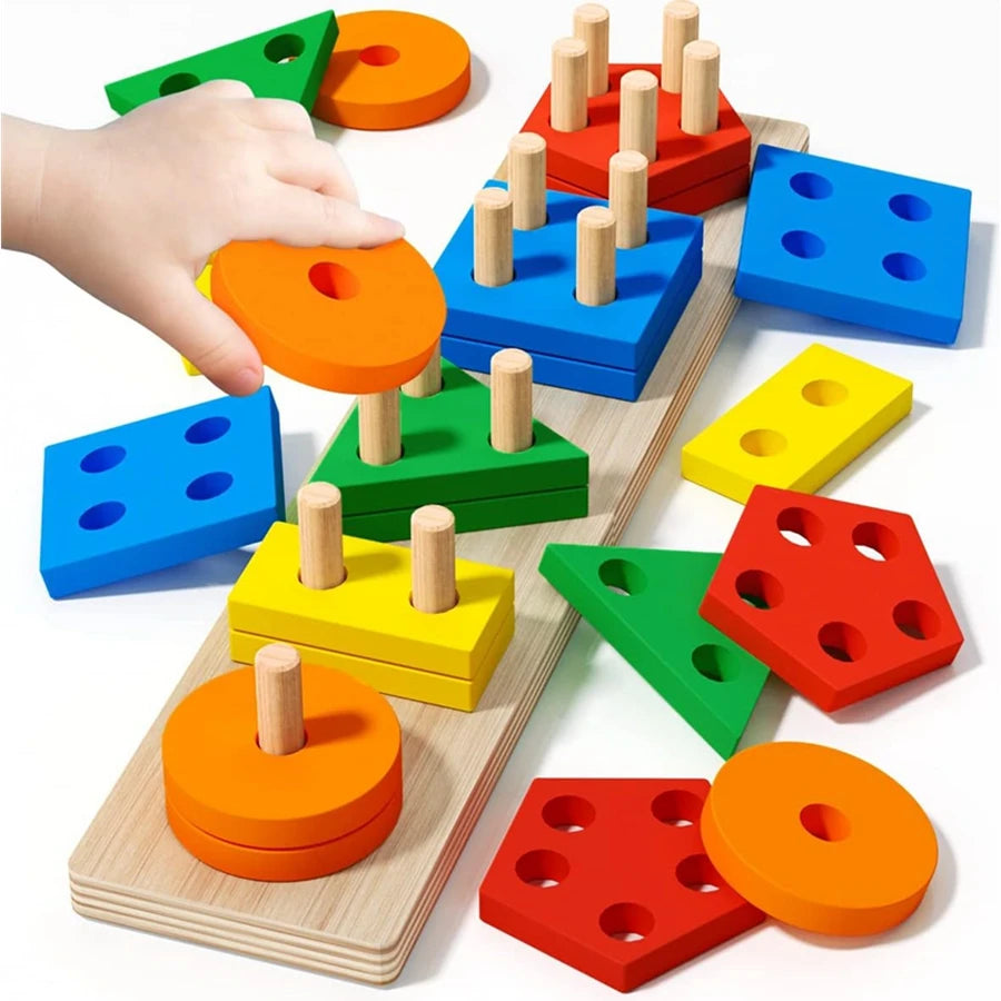 Timber Tots Montessori Stack Set