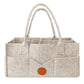 Cozy Felt Diaper Storage Tote