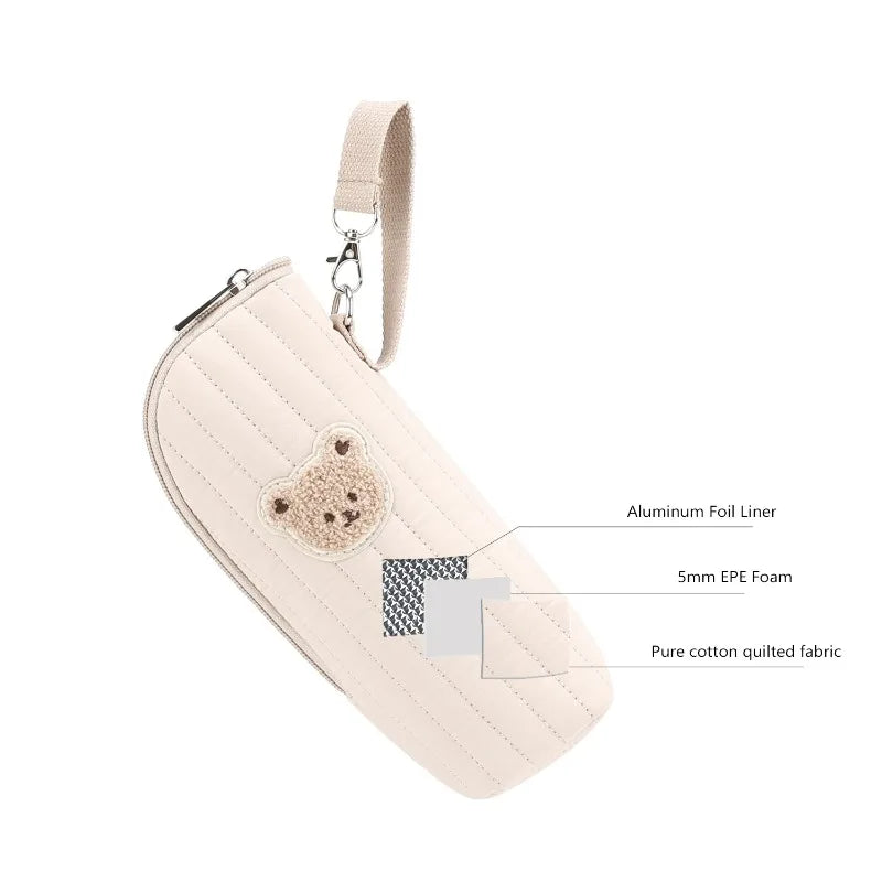 Cuddly Bear Bottle Tote Bag