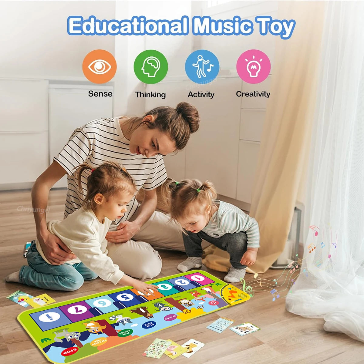 Playful Piano Dance Mat Toy
