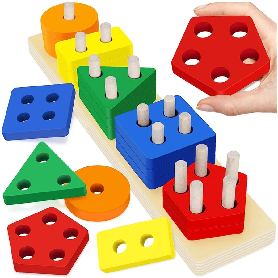 Timber Tots Montessori Stack Set