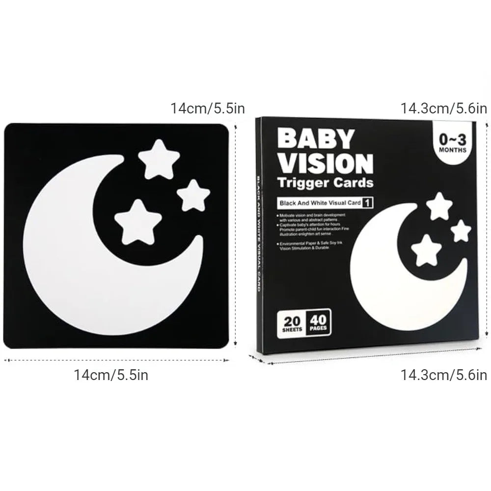 Baby Focus Flash Cards High Contrast