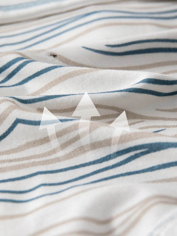 Cozy Striped Baby Romper Onesie