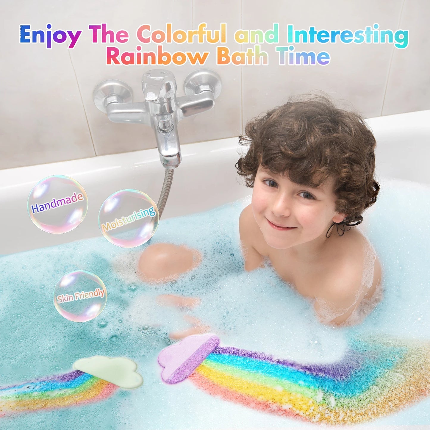 Rainbow Relax Bath Bomb Kit