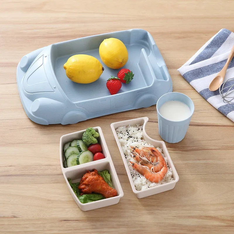 Little Car Bamboo Baby Bowl